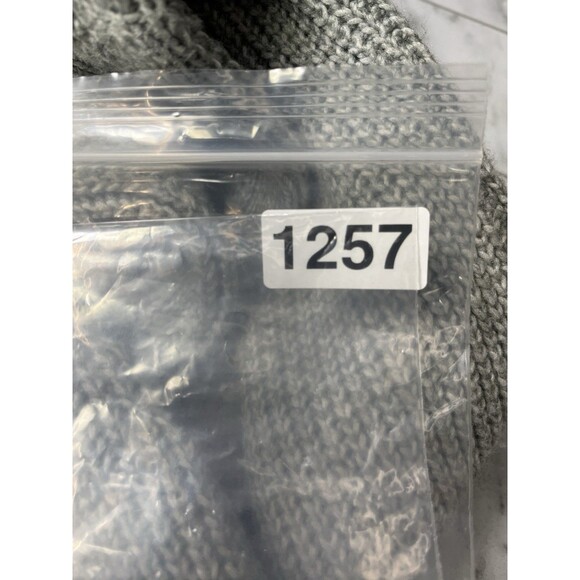 Crown & Ivy Sweater M Puff Sleeve Cable Knit Long Sleeve Preppy Prep School - Picture 8 of 8